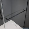 Radaway Nes 8 Black Dws I drzwi wnękowe 120cm W3 prawe czarny mat szkło przejrzyste 10078100-54-01R/10078113-01-01